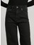 Siyah Kadın Standart Düz Denim Pantolon PL204731XH20 3