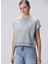 Gri Kadın Bisiklet Regular Fit Sweatshirt 1094660 1