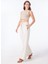 Lastikli Bel Rahat Bej Kadın Pantolon SPBF4SL-PNT5605 1