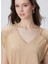 Bej Kadın Basic T-Shirt 1094690 2