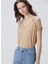 Bej Kadın Basic T-Shirt 1094690 4