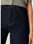 Koyu Indigo Kadın Geniş Fit Düz Denim Pantolon SGZB206 4