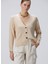 Bej Kadın V Regular Fit Hırka 1094753 1