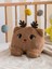 Geyik Peluş Yastık, Yılbaşı Peluş, Uyku Arkadaşı 25 cm 1