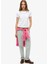 Beyaz Kadın Normal T-Shirt W1011635A 1