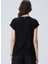 Siyah Kadın Basic T-Shirt 1094687 5