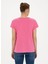 V Yaka Pembe Kadın T-Shirt Gebı 5