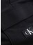 Siyah Kadın Standart Düz Eşofman Altı Woven Label Utılıty Knıt Pant 2