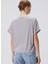Gri Kadın Basic T-Shirt 1094709 5