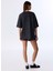 Antrasit Kadın Oversize T-Shirt TS1250070159 4