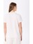 Kırık Beyaz Kadın Bisiklet Yaka Basic Baskılı T-Shirt FC4SL-TST0260 5