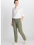 Haki Kadın Regular Fit Pantolon W2510508801-TENCEL Pantolon 2