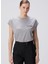 Gri Kadın Basic T-Shirt 1094730 4