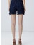 Lacivert Kadın Basic Denim Şort 1095086 5