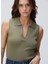 Haki Kadın Polo Regular Fit Kazak 1094764 2