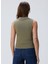 Haki Kadın Polo Regular Fit Kazak 1094764 5