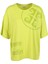Bisiklet Yaka Yeşil Kadın T-Shirt Rota 1
