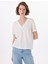 Ekru Kadın Basic T-Shirt 1094549 1