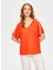 Turuncu Kadın Standart T-Shirt US25TSH118 2