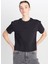 Siyah Kadın Relaxed T-Shirt W2510305001-RELAXED Fit Mid Logo T- 3