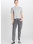 Gri Kadın Relaxed T-Shirt W251030536-RELAXED Fit Mid Logo T-S 1
