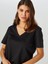 %100 Pamuk V Yaka T-Shirt 00095 2