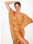 Sarı Kadın Desenli Kaftan MVMRWKA03 2