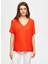 Turuncu Kadın Bol Kesim T-Shirt BS25TSH001 2