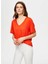 Turuncu Kadın Bol Kesim T-Shirt BS25TSH001 3