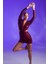 Bordo Payetli V Yaka Cut Out Mini Elbise 3