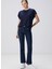 Lacivert Kadın Basic T-Shirt 1094625 2