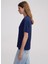 Ipekyol Lacivert Kadın Oversize T-Shirt IS1250070169 3