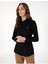 Siyah Slim Fit Uzun Kollu Gömlek 1