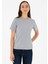 Gri Melanj Kadın Regular Fit T-Shirt Sımo 1