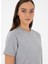 Gri Melanj Kadın Regular Fit T-Shirt Sımo 2