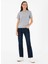 Gri Melanj Kadın Regular Fit T-Shirt Sımo 4