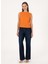 Turuncu Kadın Comfort Fit T-Shirt Parnı-B 4