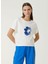 Bisiklet Yaka Beyaz Kadın T-Shirt 1090329 2