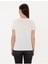 Beyaz Regular Fit V Yaka Basic Tişört 5