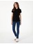 Siyah Regular Fit %100 Pamuk Polo Yaka Basic Tişört 4