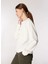 Ekru Kadın Bisiklet Relaxed Nakışlı Sweatshirt J4WL-SWT7096 3