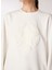 Ekru Kadın Bisiklet Relaxed Nakışlı Sweatshirt J4WL-SWT7096 5