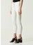 Yüksek Bel Skinny Paça Skinny Fit Ekru Kadın Denim Pantolon 1086890 3