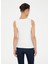 Bisiklet Yaka Beyaz Kadın T-Shirt Lafes 5