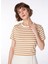 Beyaz - Bej Kadın Bisiklet Yaka Basic T-Shirt FC4SL-TST0536 2