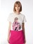 Kırık Beyaz Kadın Bisiklet Yaka Basic T-Shirt F4SL-TST0668 4