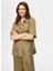 Haki Kadın Gömlek Comfort Fit Gömlek US25GML038 3