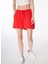 Kırmızı Kadın Lastikli Basic Sweat Şort F4SL-SHT0611 3