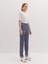 Süs Dikişli Kemersiz Denim Pantolon 2