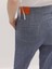 Süs Dikişli Kemersiz Denim Pantolon 4